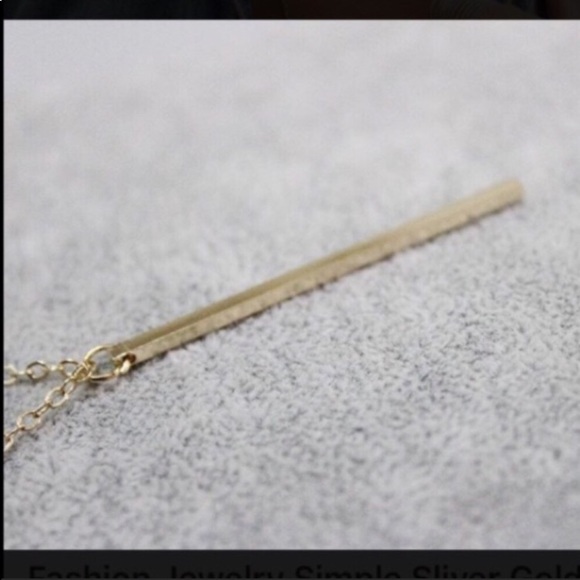 Beautiful gold plated long necklace - Picture 4 of 5